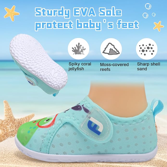 JOINFREE Baby Toddler Water Shoes Boys Girls Sandals Barefoot Kids Breathable Sneakers Shoes for Walking Running