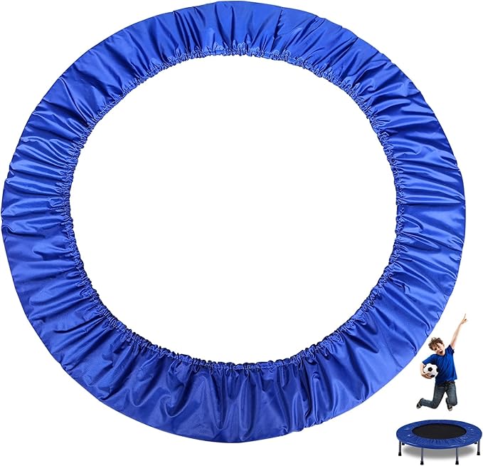 Mini Trampoline Spring Cover 36 38 40 45 60inch Small Trampoline Pad Replacement 3 Layers Thickened & Widened, 800D Tear-Resistant Oxford Cloth, fit Indoor Trampoline for Toddlers