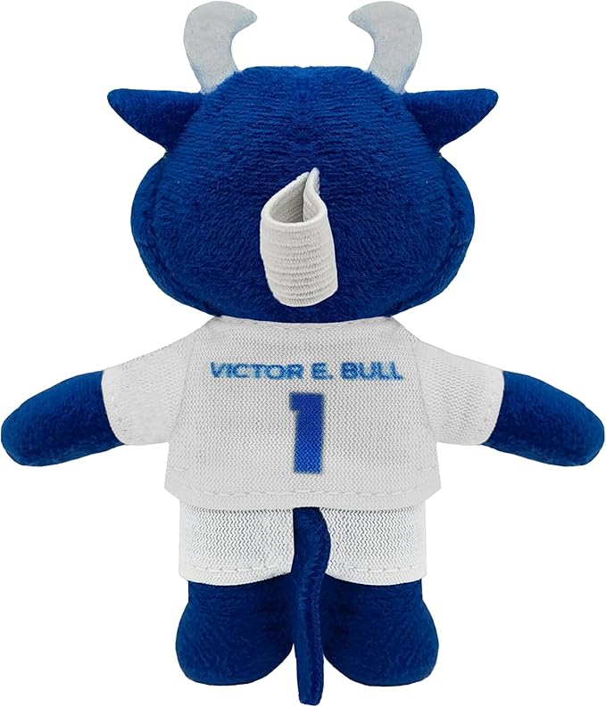 Bobbi-Dobbiez Attachable Plushie University at Buffalo Victor E. Bull Mascot – Attaches to Backpacks, Bags, Shoes, Water Bottles, and More