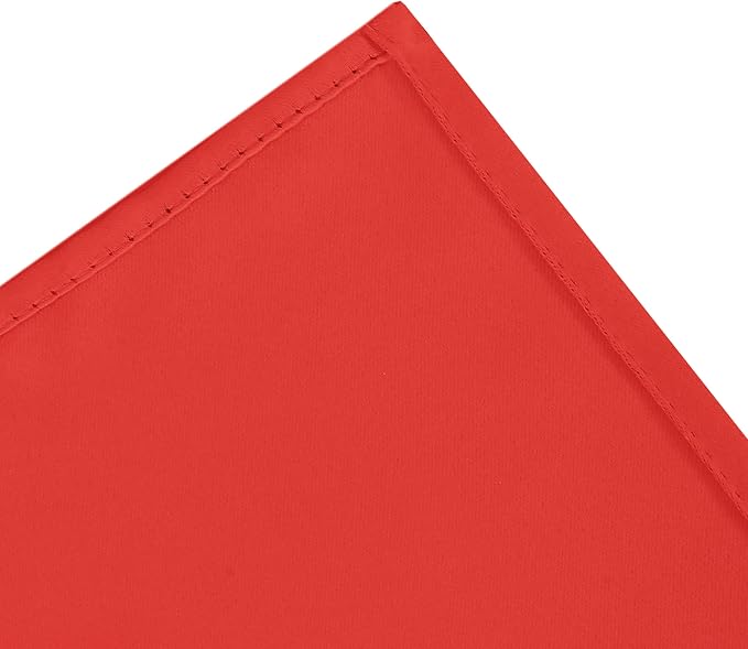 LEMOMO Blackout Curtains 38 x 54 inch/Bright Red Curtains Set of 2 Panels/Thermal Insulated Room Darkening Bedroom Curtains