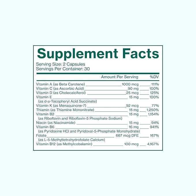 Love Wellness Daily Love Multivitamin & Big Brain Probiotics | Mind and Body Duo | Womens Vitamin and Probitoic