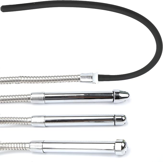 Shower Enema System, Douche Colonic Cleanse Kit, 5-Foot Stainless Steel Shower Hose Enema with Enema Showerhead Vaginal and Anal Cleaning Kit Colonic System Cleaner for Most Shower Systems
