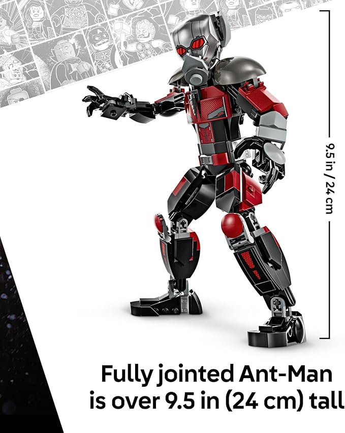 LEGO Marvel Captain America Civil War Action Battle Building Toy Set - Marvel Superhero Toy for Kids, Boys and Girls, Ages 10+ - with 8 Minifigures and Giant Ant Man - Gift Idea for Birthday - 76314