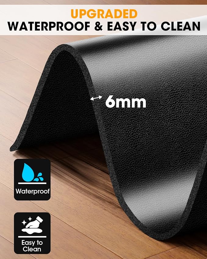 Stepwaver Walking Pad Mat for Carpet Floor, 102"x36", Treamill Mat for Hardwood Floors, High Density, 1/3 Thickness, Folable, Floor Protection for Bike, Elliptical, Treadmill