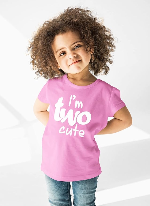 2nd Birthday Outfits for Toddler Girls im Two Cute Shirt Girl 2 Years Old Second Birthday