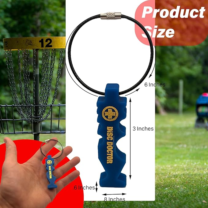 Repair Tool for Disc Golf Discs, Disc Golf Bag Accessory to Repair a Disc During or After a Round