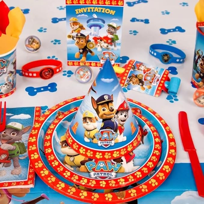 Unique Assorted Colors Paw Patrol Stretchy Bracelets - 3.50" x 1.25" (Pack Of 4) Kids Bracelets - Durable Vinyl & Fun Party Favors & Gifts For Kids, Great For Themed Parties & Events
