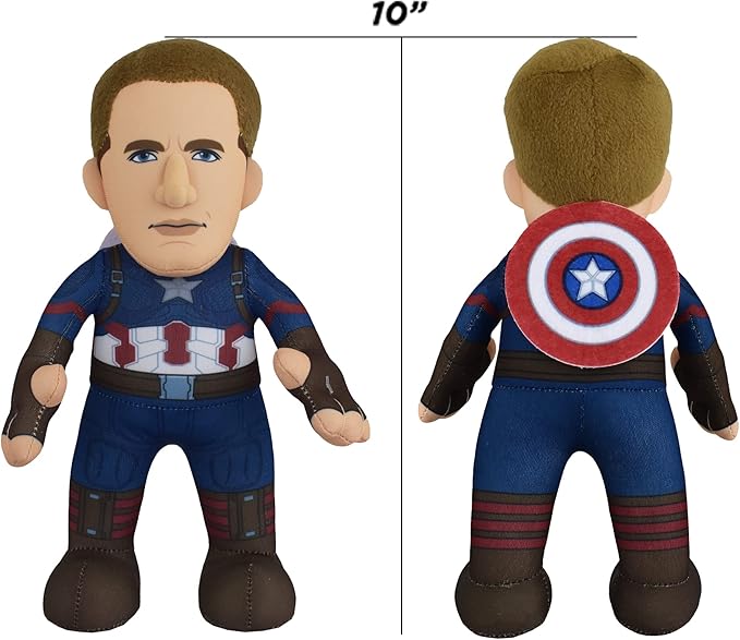 Marvel Captain America 10" Plush Figure - A Superhero for Play and Display