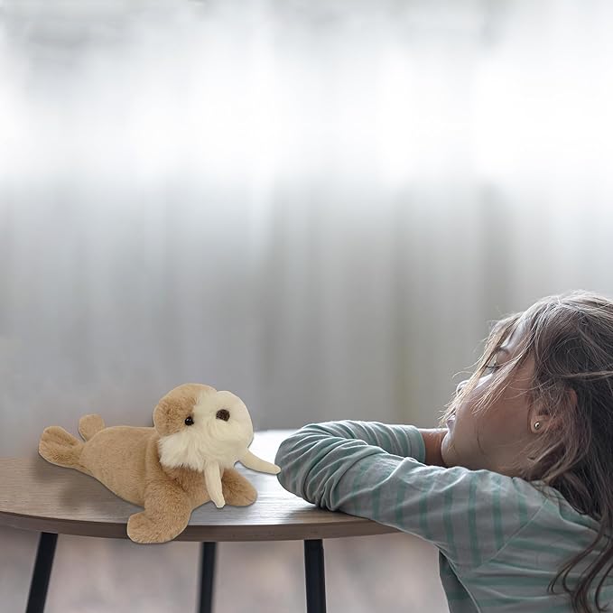 MON AMI Otis The Walrus Plush Stuffed Animal – 11”, Soft & Cuddly, Use as Toy/Nursery Room Décor, for Kids of All Ages, Ocean Animals