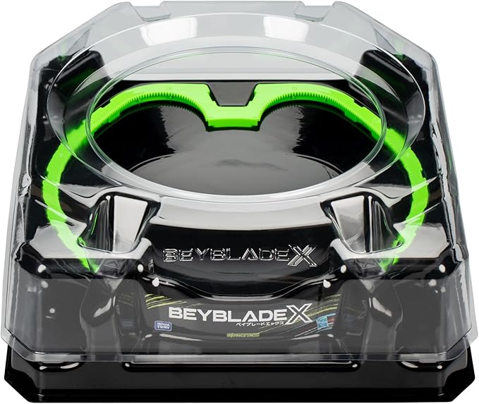 Beyblade X Xtreme Battle Set with Beystadium Arena Featuring X-Celerator Rail, 2 Right-Spinning Top Toys, 2 Launchers, Toys for Boys and Girls, 8+