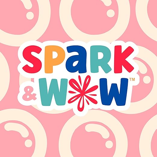 Spark & Wow Sensory Wall Toddler Mirror | Large | 16 Bubbles | for Ages 6m+ | Easy-to-Clean Acrylic | Stimulate Cognitive Development