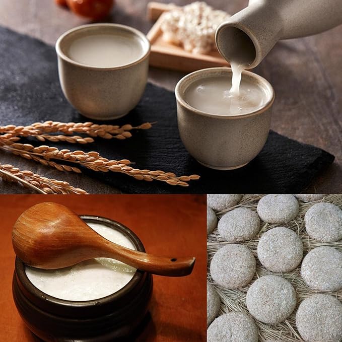 Traditional Korean Rice Koji Starter, Ideal Yeast Base for Home Brewing Makgeolli_29.98 oz (850g)