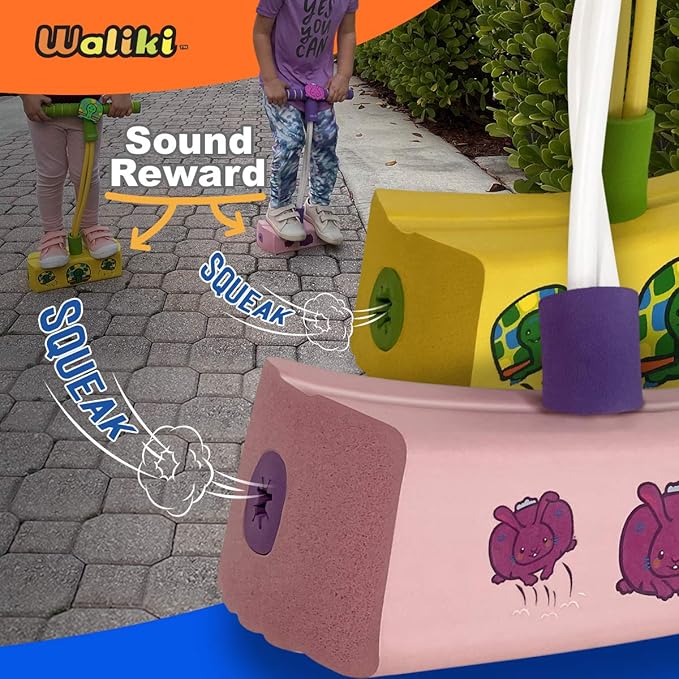 WALIKI Foam Pogo Hopper | Tortoise and Hare Jumper Race Pack | Best Toy for 3 Year Old| 2 Pack