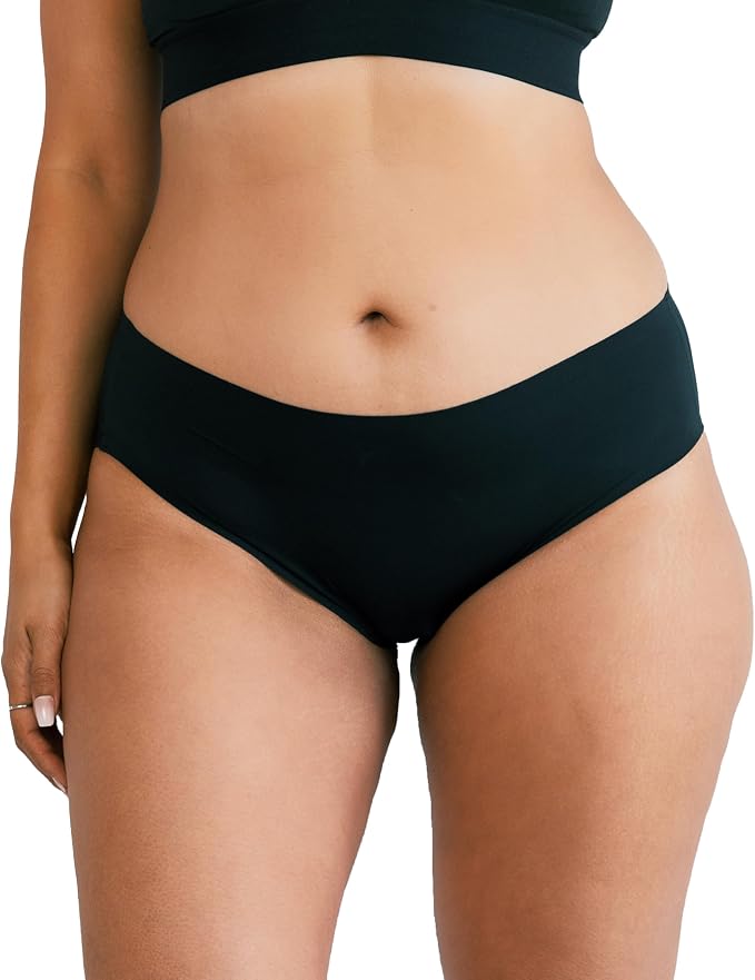 saalt Seamless Brief Leakproof Period Underwear for Women | Comfortable, Thin, and Keeps You Dry from All Leaks, Reusable & Washable Women's Period Underwear