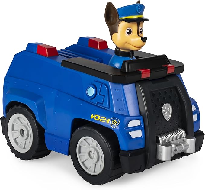 Paw Patrol, Chase Remote Control Police Cruiser with 2-Way Steering, for Kids Aged 3 and Up