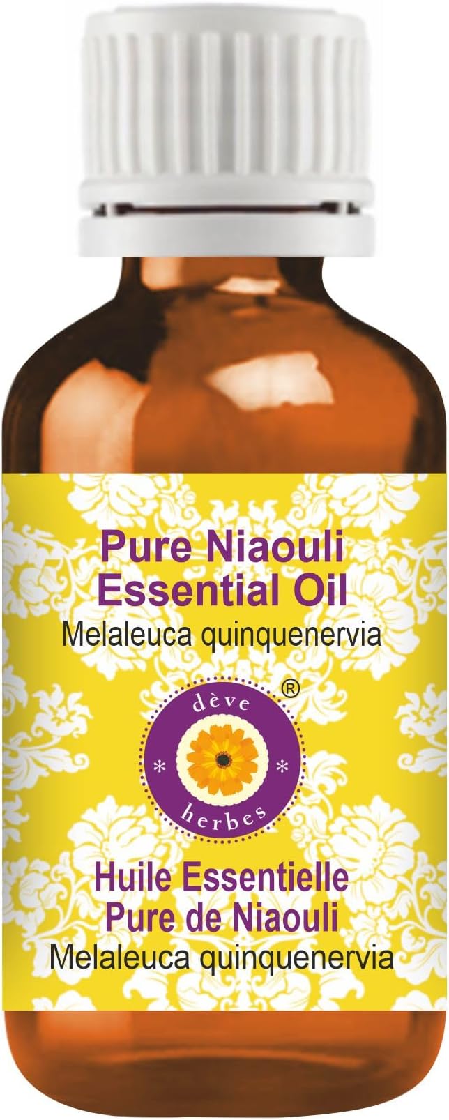 dève herbes Niaouli Essential Oil (Melaleuca quinquenervia) Pure | Non-Sticky | Non-Greasy | Lightweight | Men & Women | All Skin Types | Steam Distilled 30ml (1 oz)
