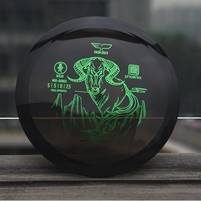 Yikun Midrange Disc Golf Disc-Overstabel Golf Mid-Range,PDGA Approved Great for Competition,Leisure and Entertainment