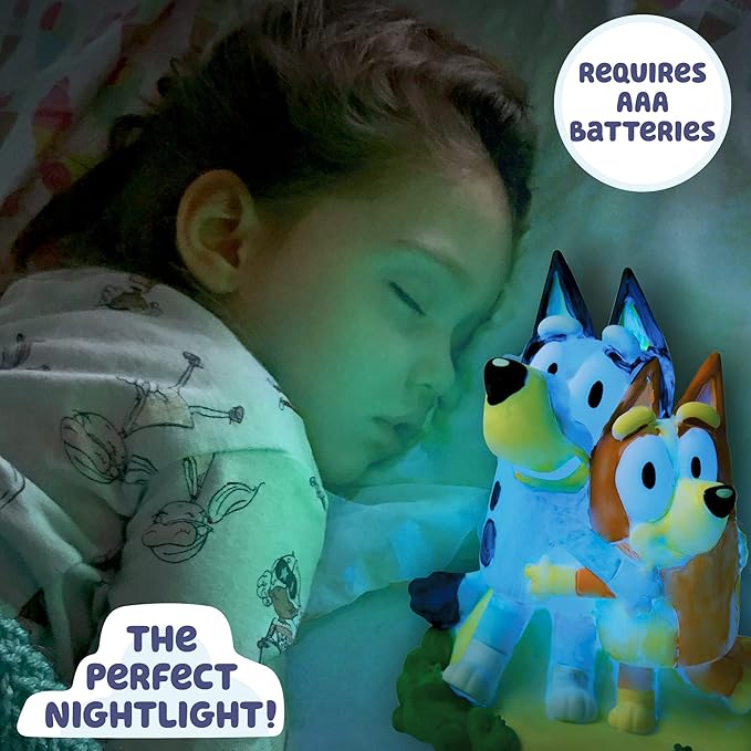Bluey Paint Your Own Light-Up Figurine, Bingo Night Light, Toys for Kids, Playset, Party Decorations, Game, for Kids Ages 3+, Small