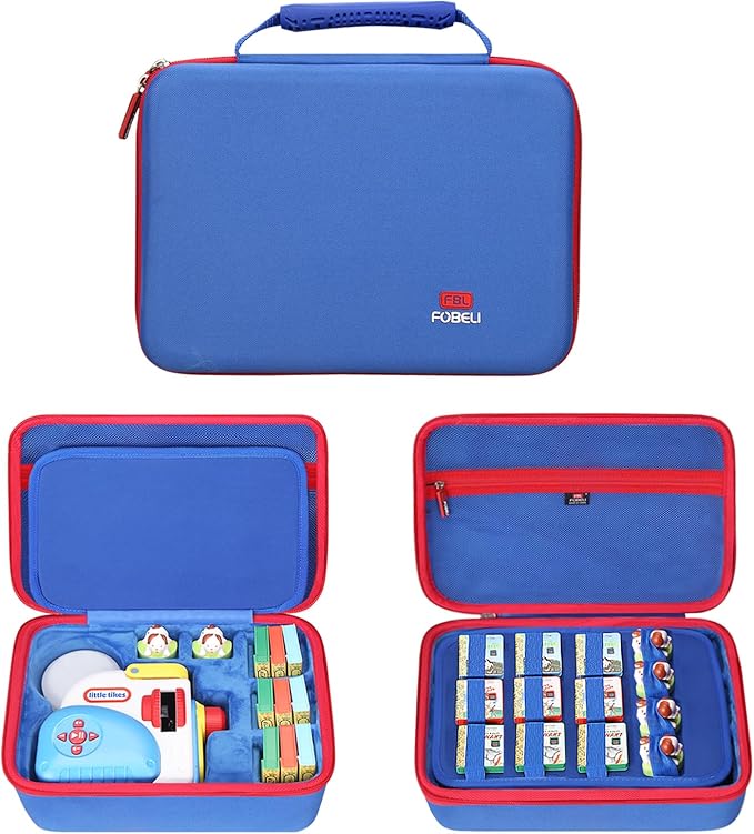 FBLFOBELI Hard Case Compatible with Little Tikes Story Dream Machine Books Starter Set, Toys Storage Case with Handle for Storytime Audio Play for Little Tikes Character Collection