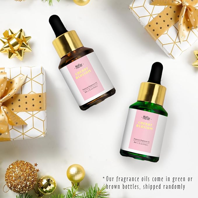 MitFlor Cherry Blossom Fragrance Oil 30ml, for Diffuser, Soap Candle Making | IFRA Certified, Floral Scents