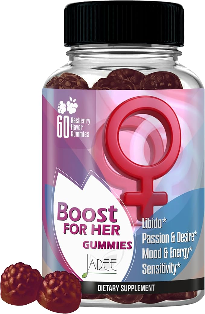Libido Booster for Women KSM-66 Ashwagandha Gummies - Increase Passion, Desire, Mood & Excitement, Relieve Stress, Reduce Dryness, Heighten Sensitivity - Aphrodisiac, Arousal Testosterone for Women