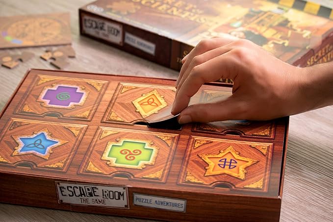 Escape Room: Puzzle Adventures - Secret of The Scientist Jigsaw Puzzle & Escape Room Board | 1-2 Players - Games for Family Game Night | for Kids and Adults Ages 16+ | English Version