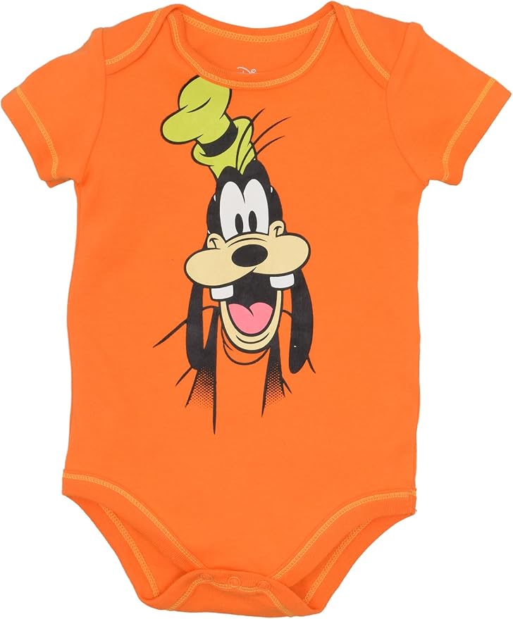Disney Baby 5 Pack Bodysuits Newborn to Infant Sizes (Newborn - 24 Months)