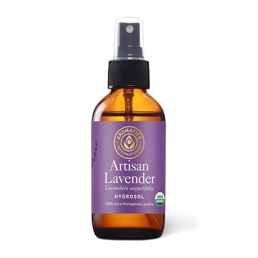 Aromatics International Lavender Artisan Hydrosol 100ml | Sweet Woodsy Fresh Natural Floral Aromatic Mist for Home, Body & Daily Use