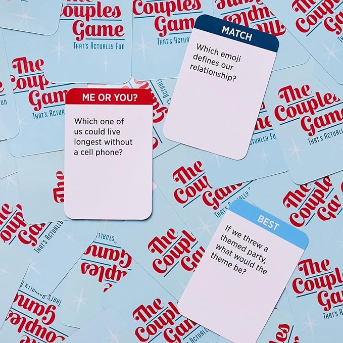 DSS Games The Couples Game That's Actually Fun [Date Night, Idea, Relationship Card Game, Pair Activity, Prime Deal, 2 Players for Adults, Gift for Her, Gift for Him]