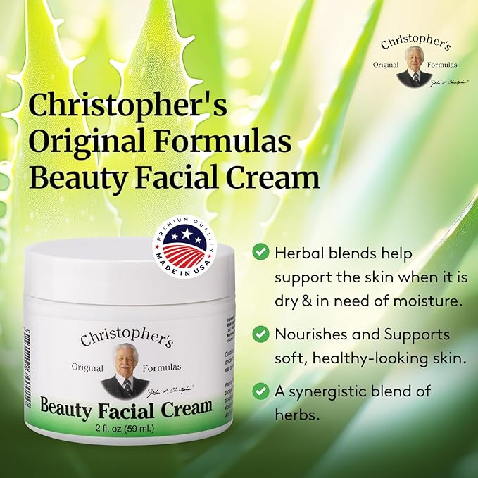 Christopher's Original Formulas Beauty Facial Cream, 2 oz