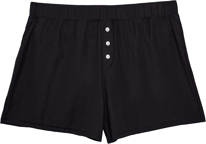 Thinx Ultra-Soft Period Underwear, Overnight Sleep-Shorts Leakproof, Holds Up to 12 Regular Tampons*, Period Underwear for Women, Reusable & Controls Odor, Black, 2X