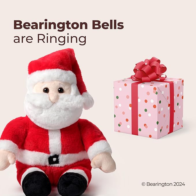 Bearington Santa Claus Kringle Plush, Santa Doll, 16 in Stuffed Animal, Ideal Toy Gift for Toddlers, Kids & Teens, for Ages 3-14