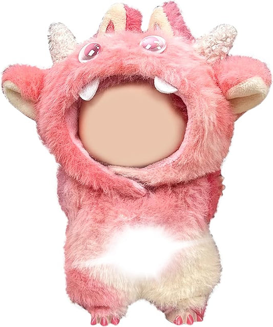 Clothes Fit for 18CM Doll, Fashion Doll Clothes Outfit Set Cute Theme Designer Toys Dress Accessories for Collector Fans Display (Red Monster)