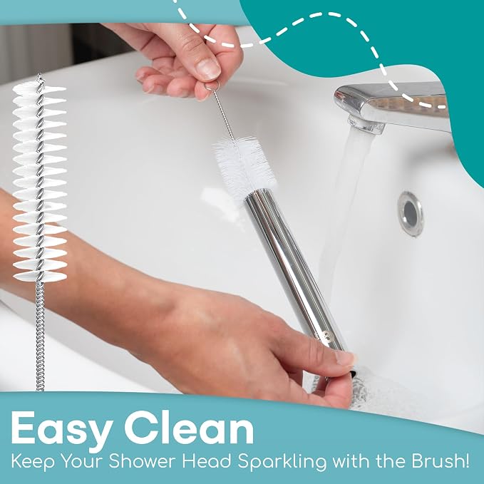 Medi Grade Shower Enema Kit – Shower Douche Nozzle for Men & Women – Intimate Cleansing System with Easy Installation, Velvet Storage Bag, Cleaning Brush & Cloth – Hygienic Douche for Men