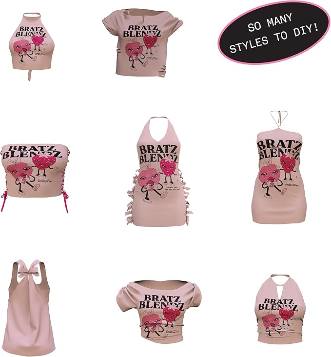 Bratz Stylin' Cloe Fashion Doll with Customizable T-Shirt for You and Accessories