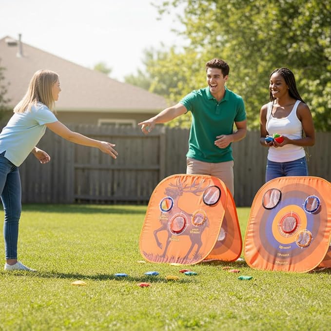 Leyndo Shooting Game Practice Target for Boys - Rifle Deer Hunting Toy Gift for Kids, Indoor and Outdoor Activity