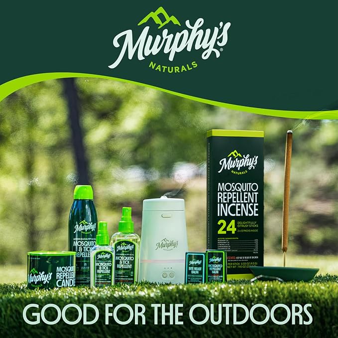 Murphy’s Naturals Mosquito Bug Repellent Tea Light Candles for Outdoor Patio, Citronella & Essential Oils, 4-Hour Burn Time Each, 12-Pack