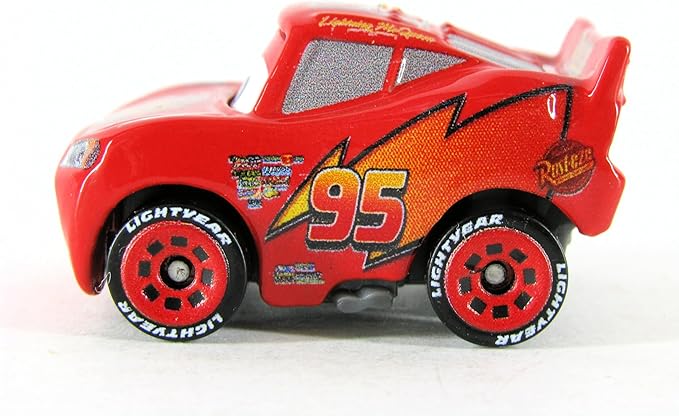 Disney Cars Mini Racers 3-Pack: Lightning McQueen, Vitoline #24 Brick Yardley, Dexter Hoover