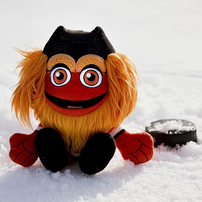 Bleacher Creatures Philadelphia Flyers Gritty 8" Kuricha Sitting Plush - Soft Chibi Inspired Mascot
