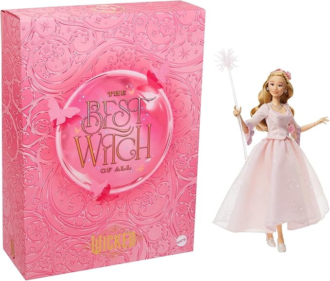 Mattel Universal Pictures' Wicked: for Good Collectible Glinda Fashion Doll with Removable Outfit, Inspired by The Movie