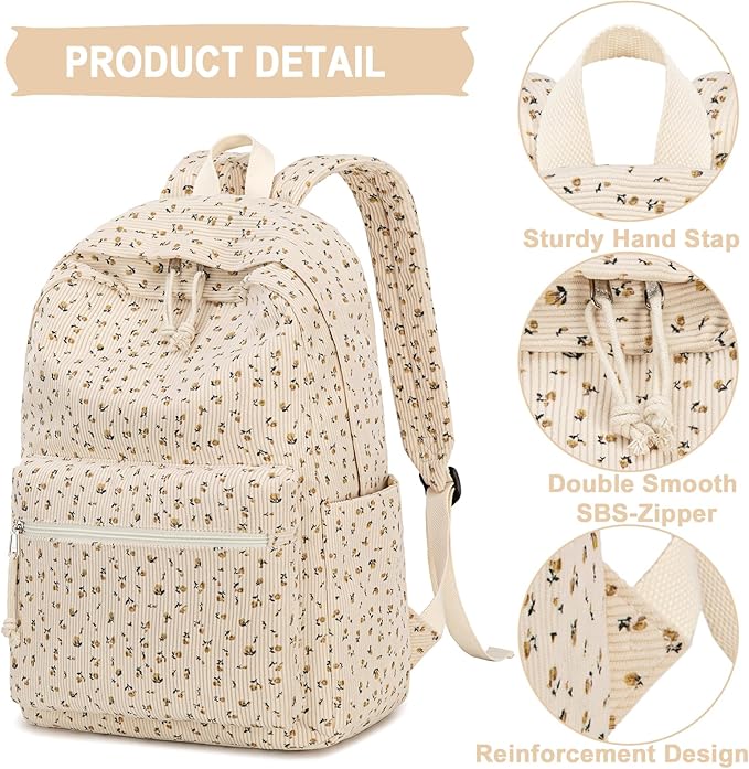 LOIDOU Backpack for School Teen Girls Boys Bookbag Casual Daypack Backpacks Lightweight for Middle School College Student