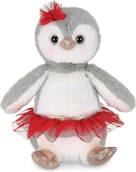 Bearington Collection Ballerina Stuffed Animal - Ballet Doll - Dance Recital Gifts for Girls - Penguin Snowbell - 11"