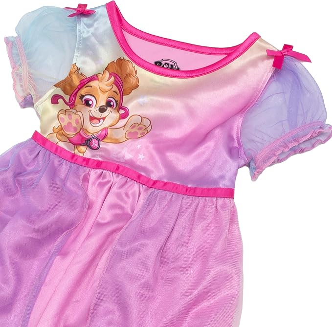 Paw Patrol Girls' Fantasy Gown Nightgown, RAINBOW SKYE