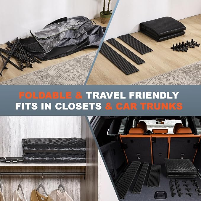 2 Person Steam Sauna Tent for Home, Portable Indoor Steam Sauna, Foldable Family Spa with Powerful Steam Heating and Transparent Door