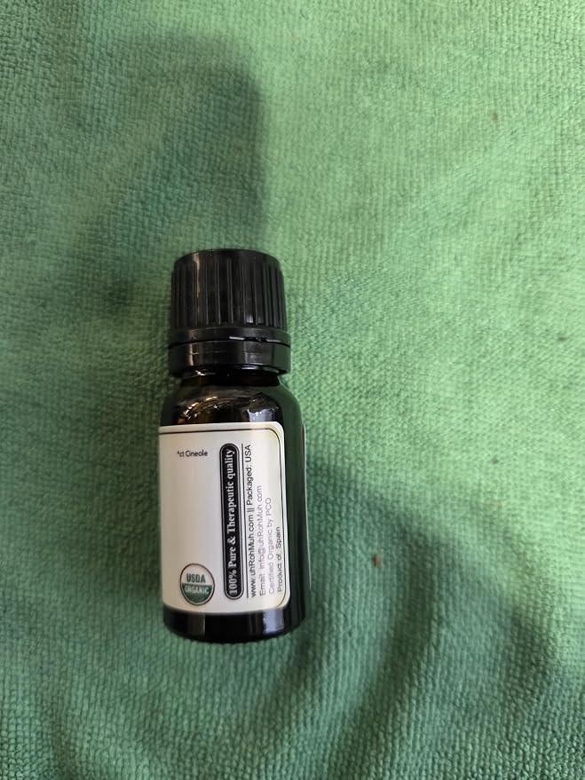 Organic Rosemary Essential Oil Chemotype Cineole | 100% Pure Steam Distilled Rosemary Oil | Fresh Herbaceous Aroma for Diffuser Aromatherapy, Massage Blends & DIY Recipes | Spain – 10ml
