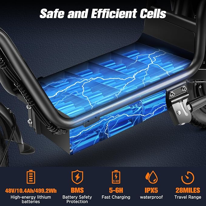 C14 Electric Scooter for Adults with Seat – High-Performance, Foldable E-Scooter with 900W Peak Power, 20MPH, 28-Mile Range, and Dual Disc Brakes,High Strength Frame,330lbs Max Load. UL2272