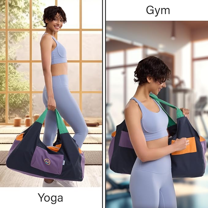 JoYnWell Yoga Bags and Carriers Fits All Your Stuff, Extra Large Yoga Mat Bag Full Zip Yoga Mat Bag with 3 Zipper pockets