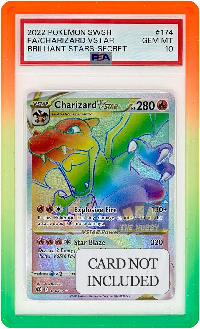 Bumper Guard for PSA Graded Cards ONLY | Limited Edition Gradient Slab Edge Protector | 1 Pack Rainbow