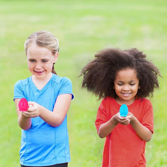 B. toys – 3 Outdoor Games for Kids – Racing Sacks & 3 – Legged Race Bands – Egg – and – Spoon Game – Birthday Party Games – 5 Years + – Outdoor Games Galore