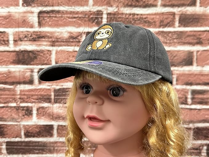 Embroidered Animal Baseball Hats for Boy and Girl